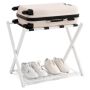Suitcase stand 68x45x57cm., white/black