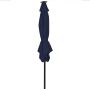 Outdoor umbrella 300x253cm., dark blue/black