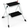 Ladder 50x49x45cm., silver/black