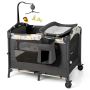 Children's bed 107x72x80.5cm., dark gray
