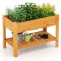 Raised bed 120x60x81cm., brown