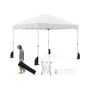 Gazebo 300x300x286cm., white