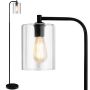 Floor lamp 25x168cm., black