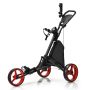 Golf cart 121x70x114.5cm., black/red