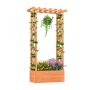 Raised bed 78x36x152cm., light brown