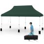 Gazebo 300x600x316cm., green color