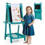 Double-sided drawing board 55x66x126cm., various colors