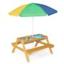 Children's outdoor bench 92.5x87x49.5cm., brown