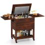 Cooling box 127x42.5x74cm., brown
