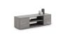 Concrete design TV stand Focus RTV 155x37x40 cm, dark gray