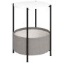 Coffee table Homcom 44x44x56cm., white/gray