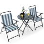 3-piece garden furniture set, assorted colors