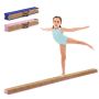 Balance beam 240x15x6.5cm., brown/pink