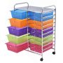 Trolley with drawers 62.5x37x87cm., various colors