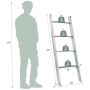 Towel rack 50x7.5x137cm., light brown