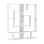 Freestanding shelf 125x22x150cm., white