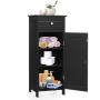Bathroom cabinet 35.6x30.5x88cm., black