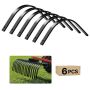 Kiviharavan piikit VEVOR GC1, 6 kpl, 278 × 240 × 24 mm