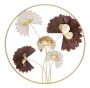 Apvalus sienų dekoratyvinis skydas Reddy Round, Ø 61 × 5,7 cm