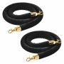 Sulkunarut VEVOR 2blackrsjt, 2 kpl, Musta, Ø32 × 1500 mm