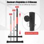 Push-up bars, adjustable, 69 × 49 × 76.5/86/98 cm