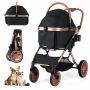 Pet Stroller, 3-in-1, 88.9 × 101.6 × 60.96 cm