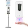 Automatic soap dispenser, with infrared sensor, 34 × 30 × 161 cm