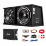 Auton subwoofer-paketti VEVOR T-1202A, 2 kaiutinta, 80,3 × 38 × 36,5 cm