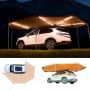 Ajoneuvokatos VEVOR ATSA27025PLUS-4LED, vasemmanpuoleinen, 270°