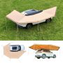Ajoneuvon sivumarkiisi VEVOR, 270°, Beige, 6,08 × 2,10 × 4,25 m