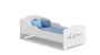 Children's bed Michas with mattress 164 cm x 85 cm x 63 cm, dinosaurs