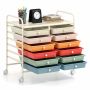 Trolley with drawers 64x38x62cm., various colors