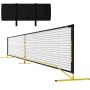 Badminton net Sportnow 670x60x92cm., black/yellow