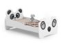 Children's bed Animals with mattress 164 cm x 90 cm x 70 cm, panda