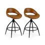 Bar stools, 2 pcs, 47 × 90 × 51 cm
