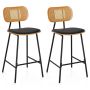 Bar stool set, 2 pcs, 45 × 45 × 94 cm
