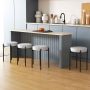 Bar stool set, 4 pcs, 40 × 50 × 40 cm