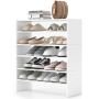 Shoe shelf set, 3 parts, 2 tiers, White, 78 × 30 × 30 cm