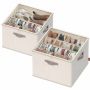 Kenkäjärjestäjä SONGMICS, enintään 16 parille, Beige