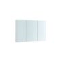 Wall-mounted bathroom cabinet with mirror 15x90x60cm., white