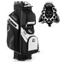 Golf bag 34x27x127cm., black