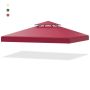Gazebo roof 300x300cm., red color