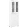 Bathroom cabinet 60x30x160cm., white