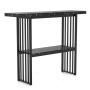 Console 120x29.5x92.5cm., black