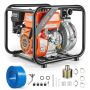 Бензиновый водяной насос VEVOR SCHP50, 6 л. с., 128 GPM