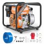 Bensiinivesipumppu VEVOR SCWP50, 7 hv, 50,8 mm, 56,5 × 48 × 50,5 cm