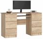 Desk NORE A-11, oak color