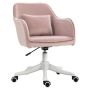 Office chair 57x70x86cm., pink/white