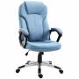 Office chair 66x75x120cm., light blue/black