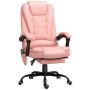 Office chair 67x67x121cm., pink/black